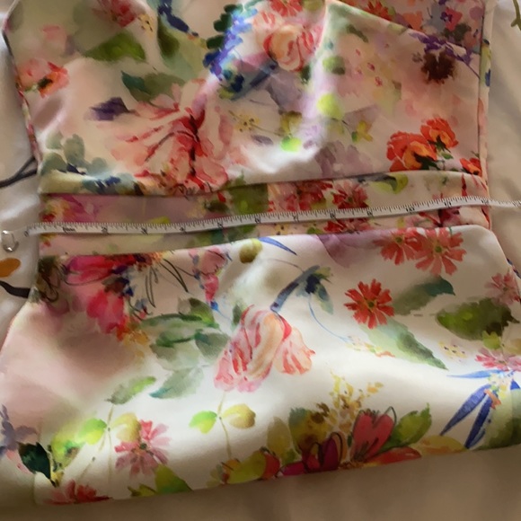 ASOS - True Violet square neck floral dress sz 2 - Picture 7 of 8